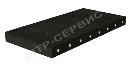 Техпластина ДСТ 40 мм 500х250 для отвалов (арм. тросом 8мм, 8шт.) Техпластина ДСТ 40 мм 500х250 для отвалов (арм. тросом 8мм, 8шт.)